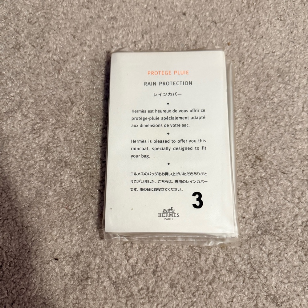 Hermes bag Rain Protector Cover